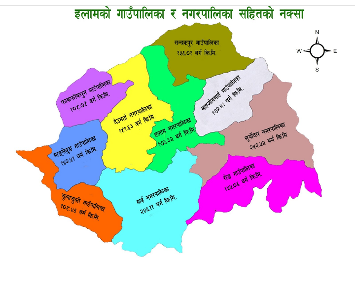 देउधन हातेमालो समुह क्षेत्र नक्सा